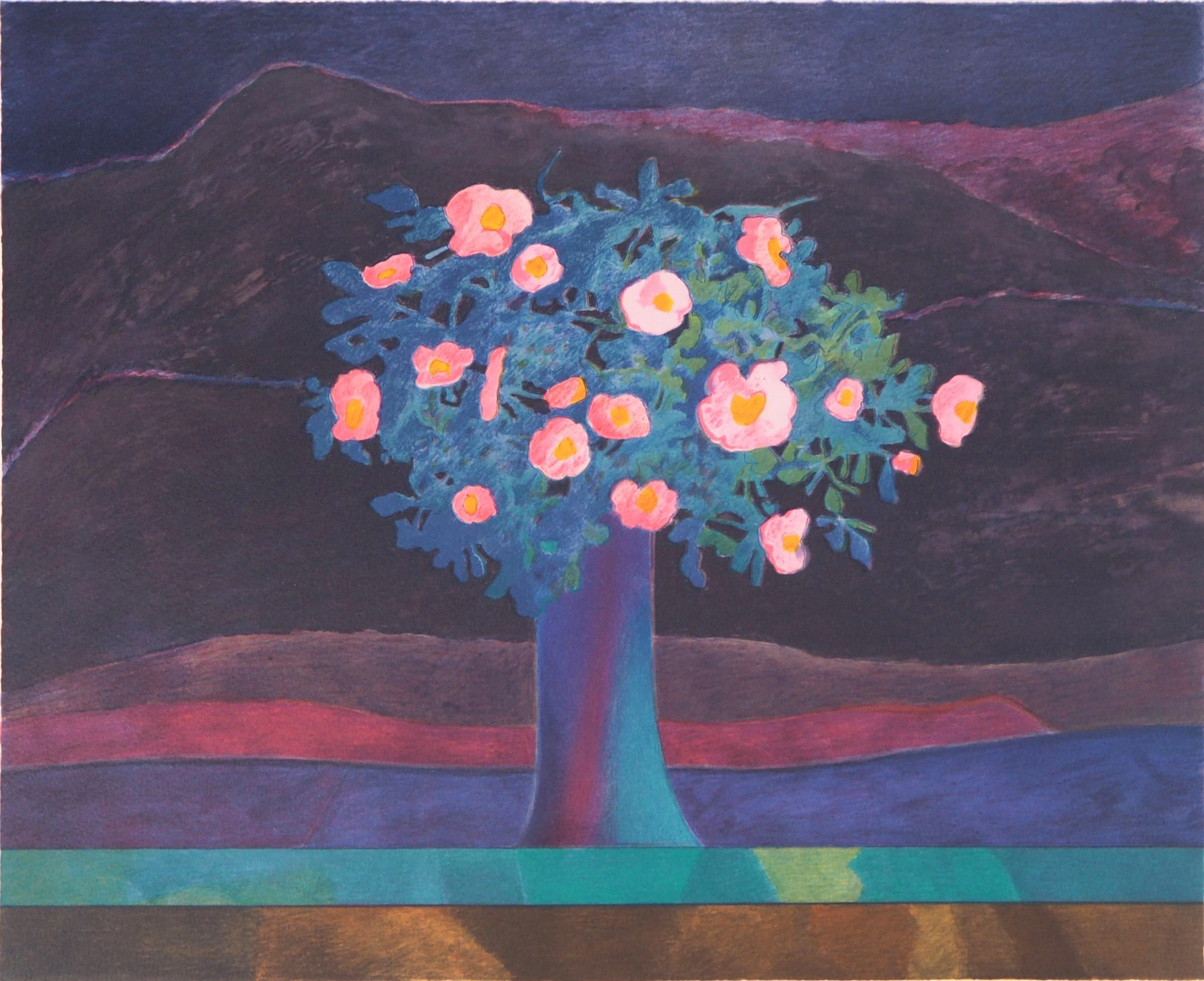 L'arbre à fleurs - Lithographie originale, signée - Print de Pierre Garcia Fons