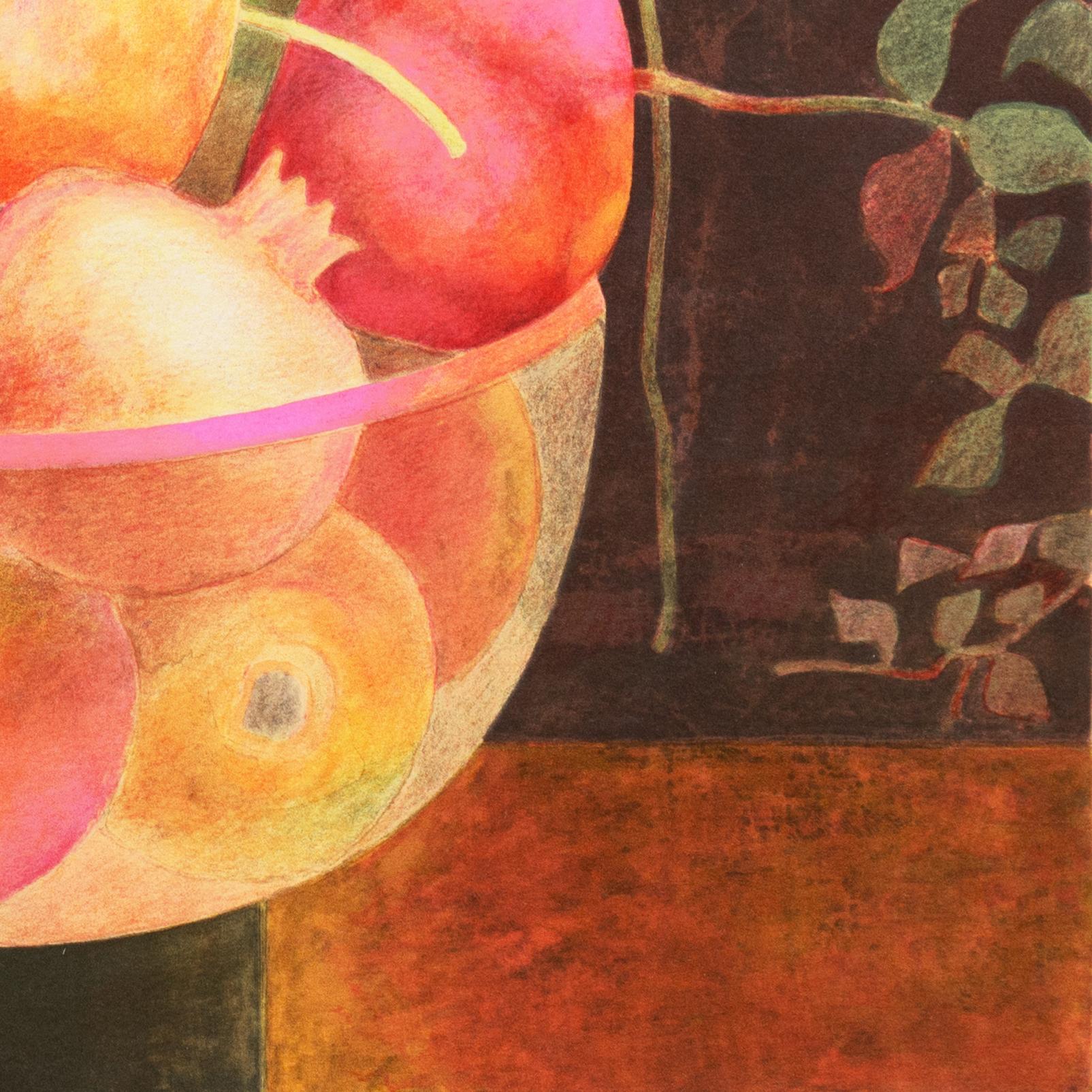 'A Bowl of Pomegranates', Academie Chaumiere, Paris, Ecole des Beaux-Arts, MoMA - Post-Impressionist Print by Pierre Garcia Fons