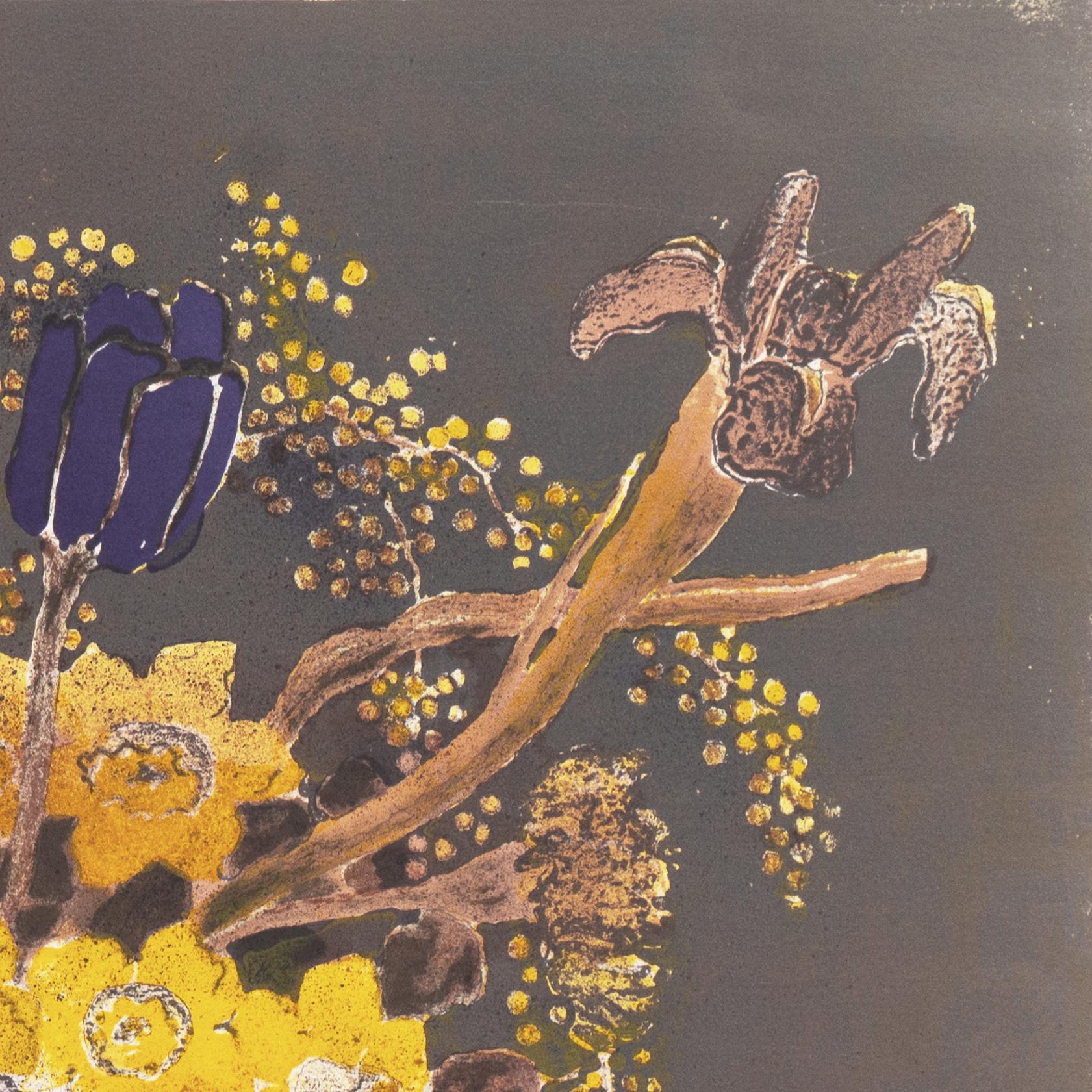 „Stillleben der Tulpen und Orchideen“, Academie Chaumiere, MAM Paris, Benezit im Angebot 1