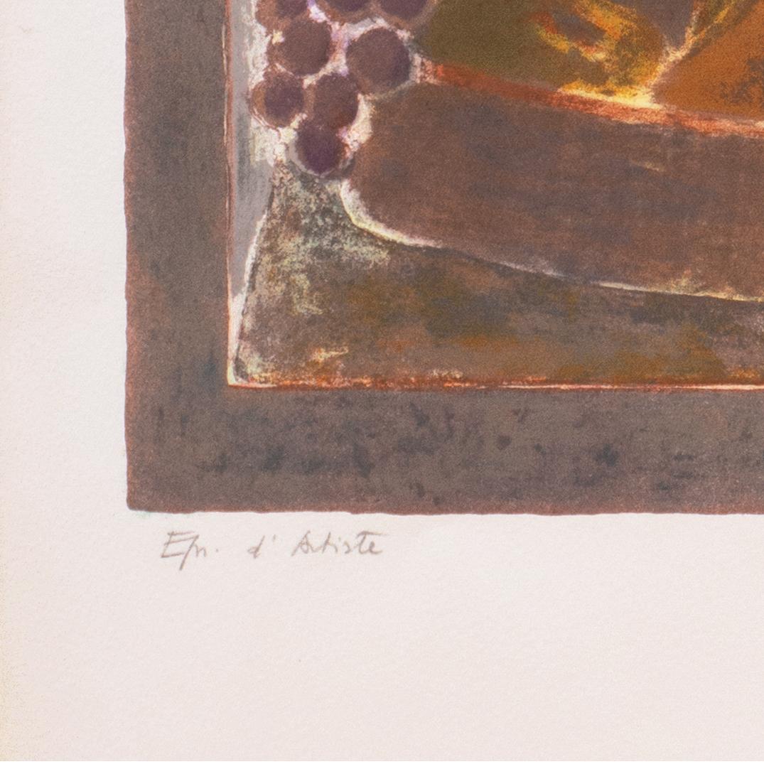 Signed lower right, 'Garcia Fons' for Pierre Garcia-Fons (French, 1928-2016), and inscribed lower left, 'Epr. d' Artist' (Epreuve d'Artist / Artist's Proof); also indistinctly inscribed, lower left, with title.

Pierre Garcia-Fons left Spain during