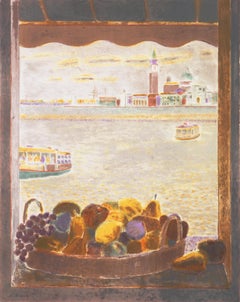 'View Across the Lagoon Venice', Academie Chaumiere, MAM Paris, Benezit