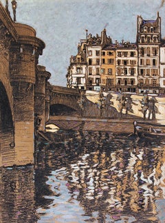 Le Pont Neuf, Paris - Pierre Gaston Rigaud - French 