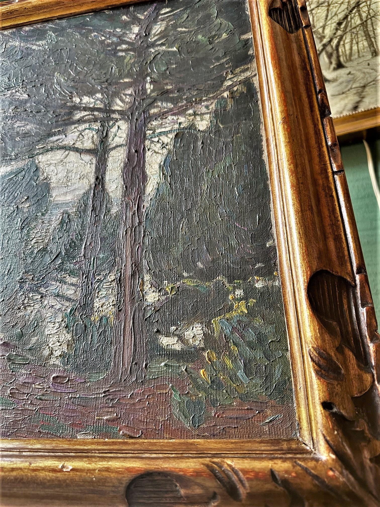 Pierre Gaston Rigaud Oil on Canvas Painting 