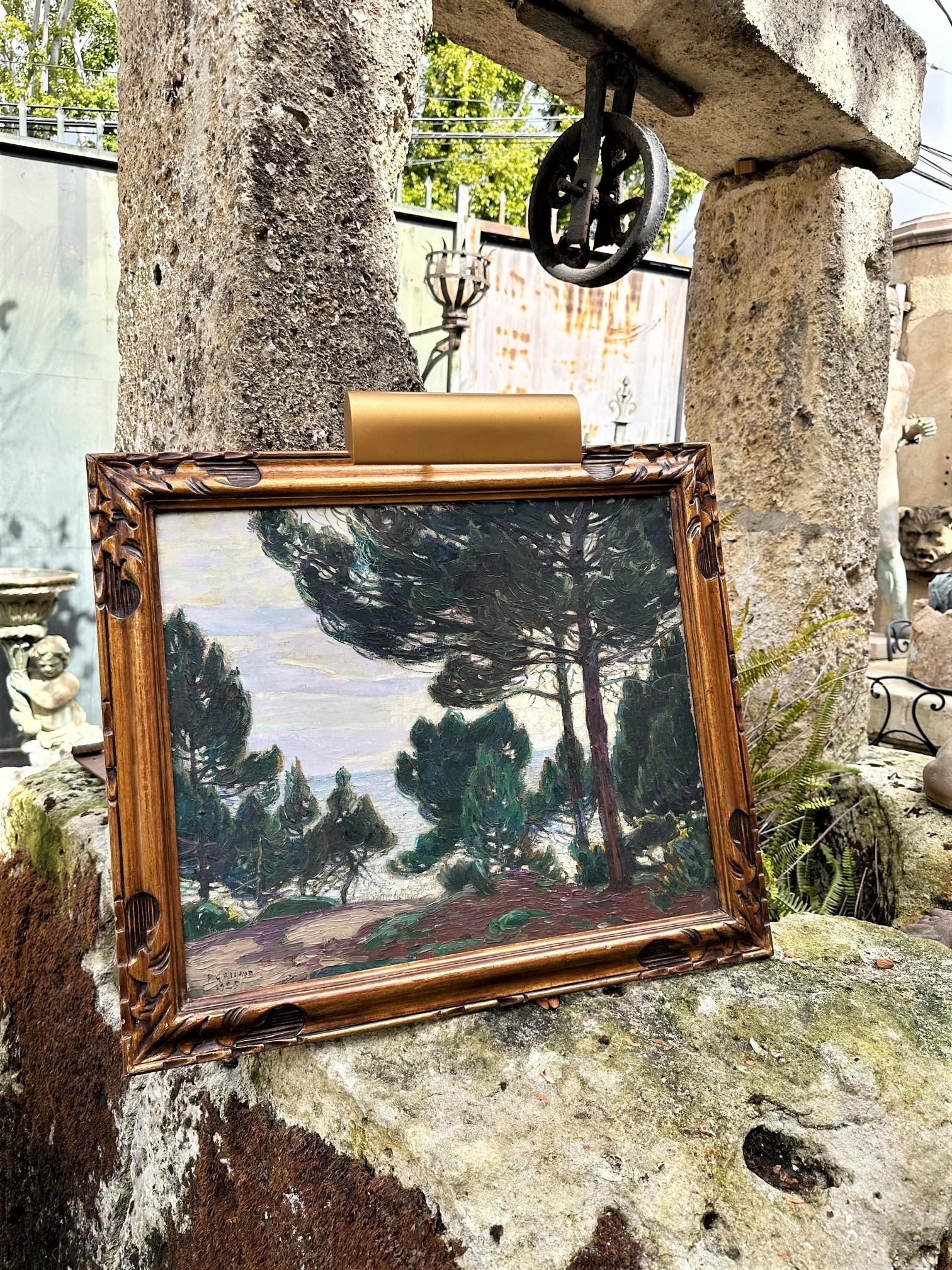 Pierre Gaston Rigaud Oil on Canvas Painting 