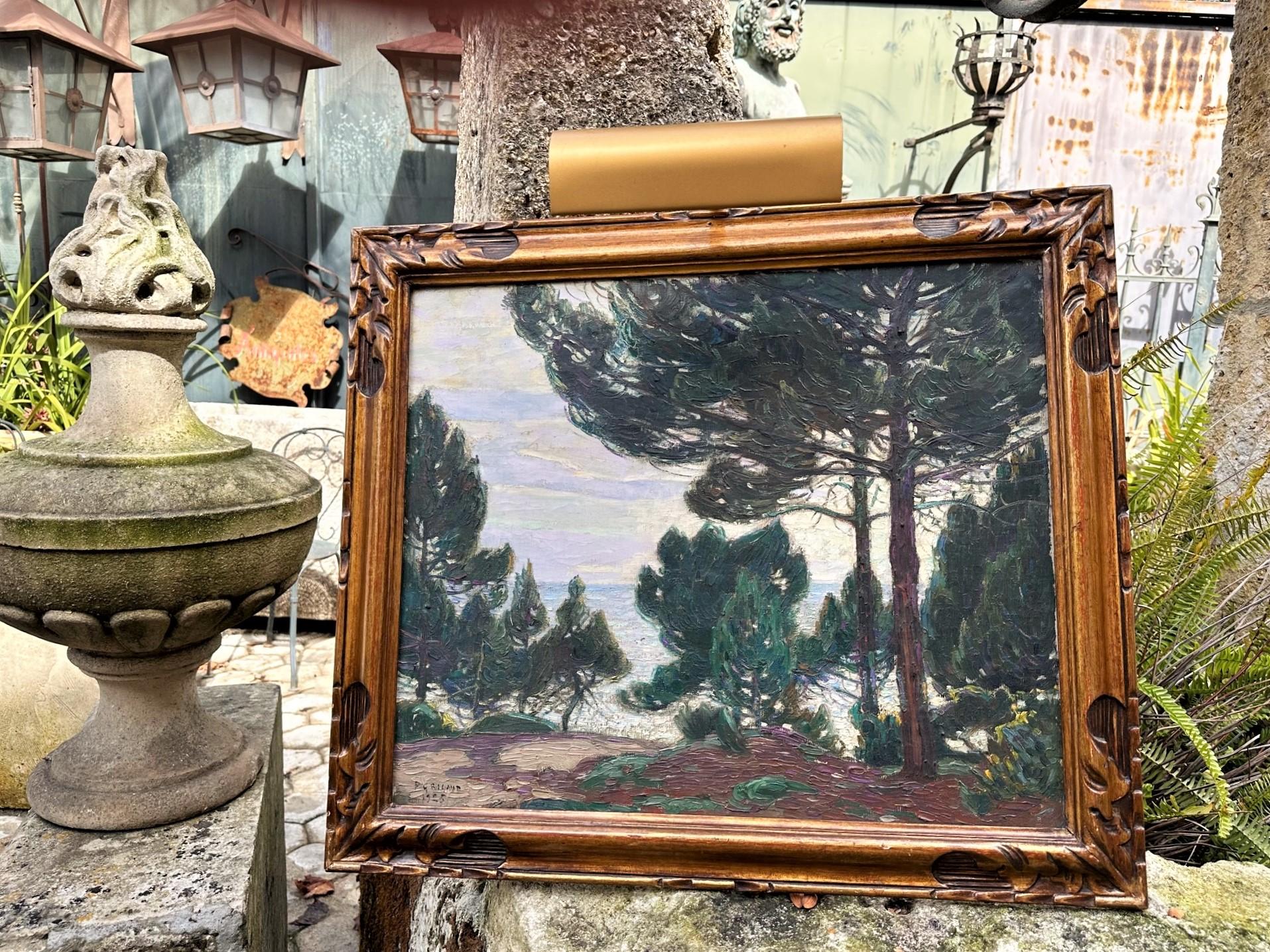 Pierre Gaston Rigaud Oil on Canvas Painting 