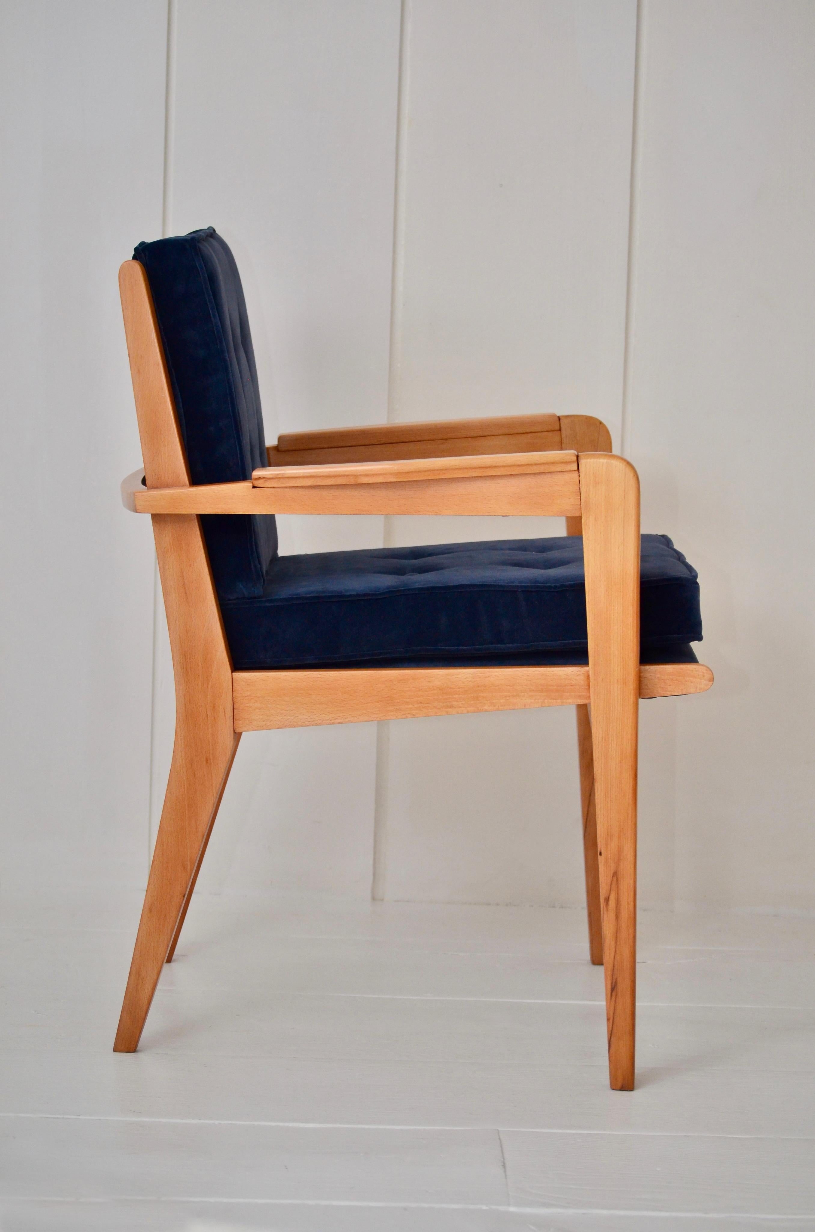 Legno Pierre Guariche - Poltrone in Oak Light, modello FS104 - Francia, 1950 in vendita
