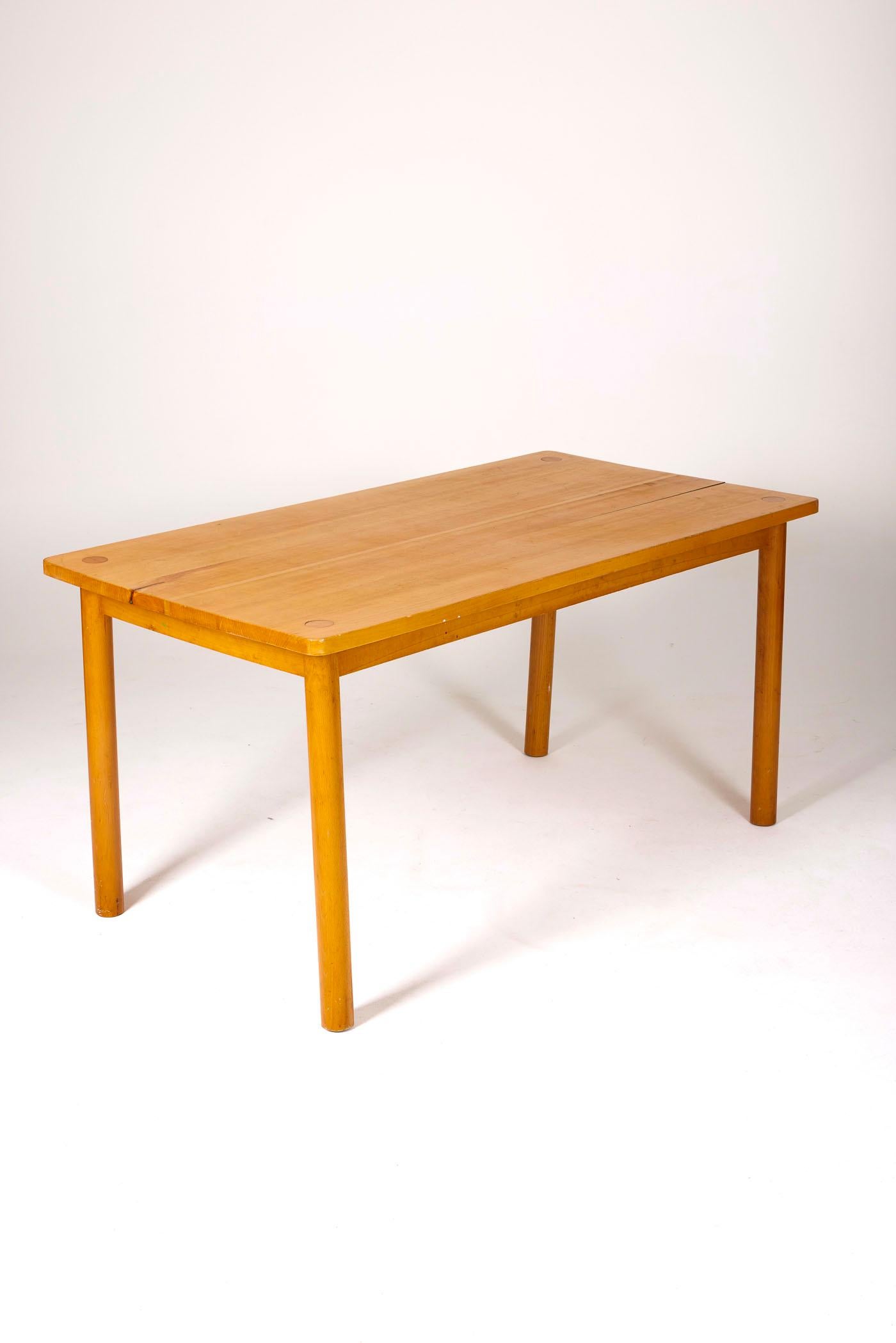 Pierre Gauthier Delaye dining table In Good Condition For Sale In PARIS, FR