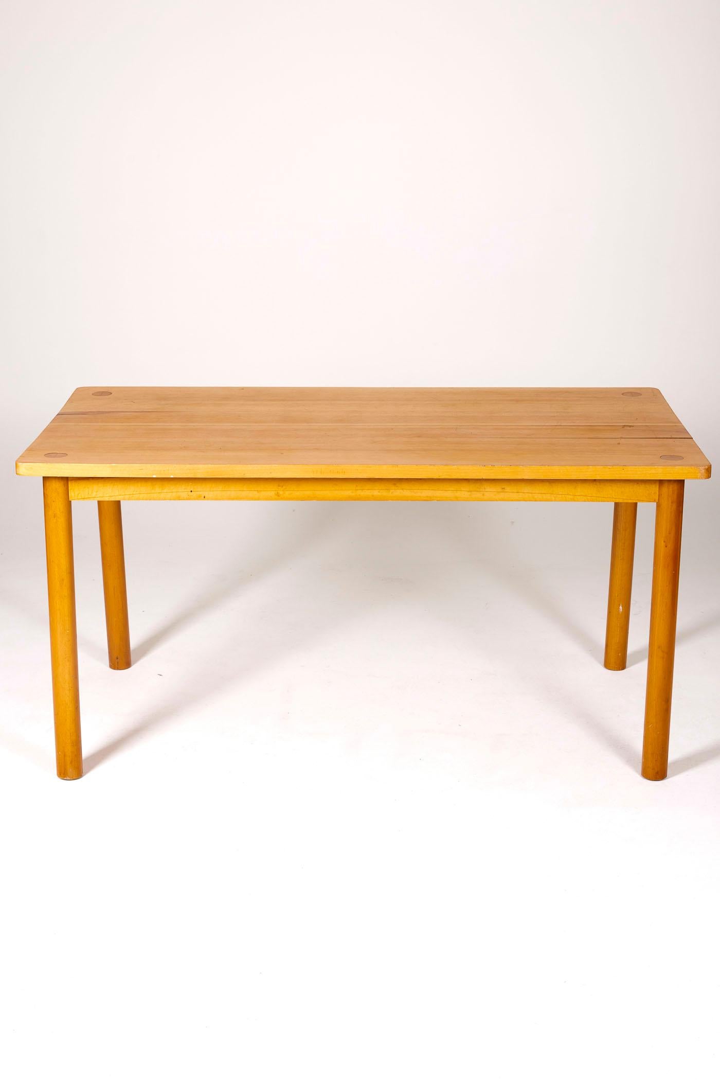 20th Century Pierre Gauthier Delaye dining table For Sale