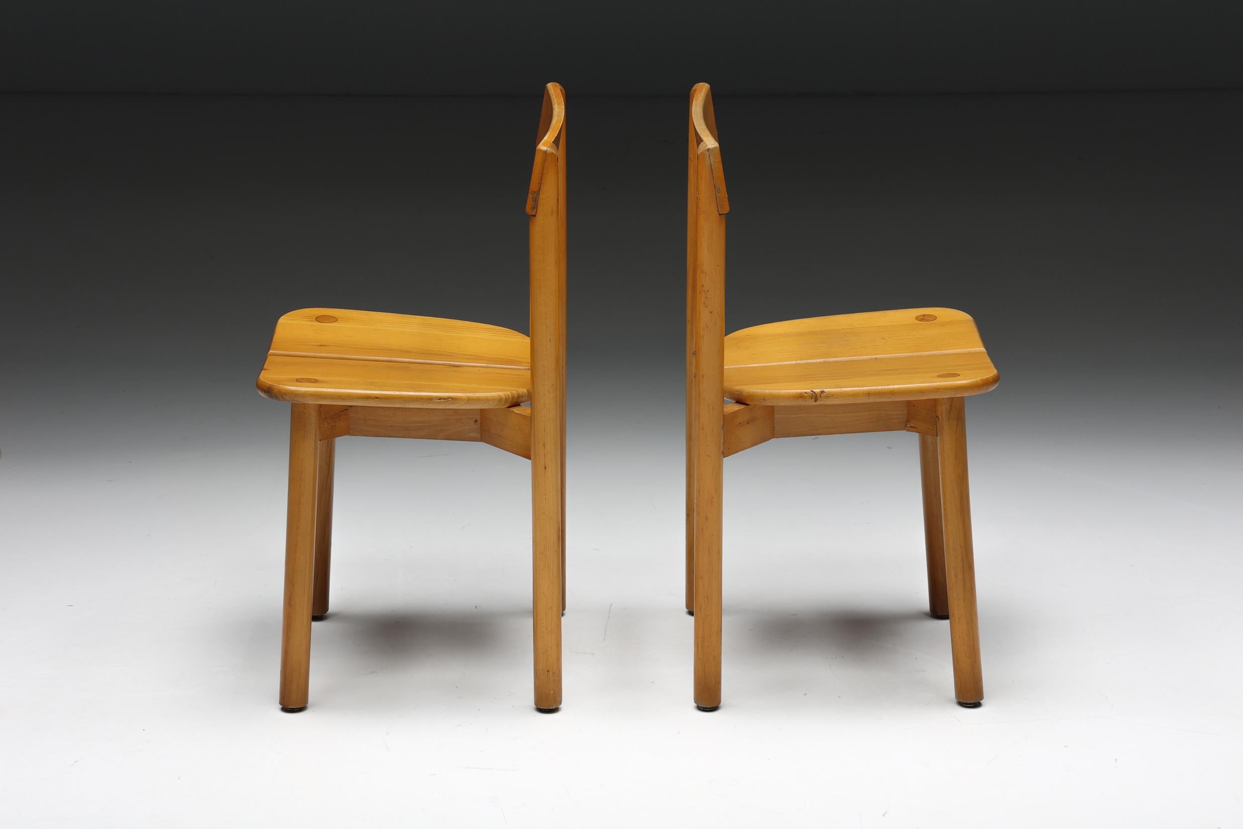 Pierre Gautier Delaye Dining Chairs, 1960s For Sale 1