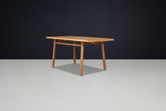 Pierre Gautier-Delaye Dining Table in Solid Beechwood, France, 1950s