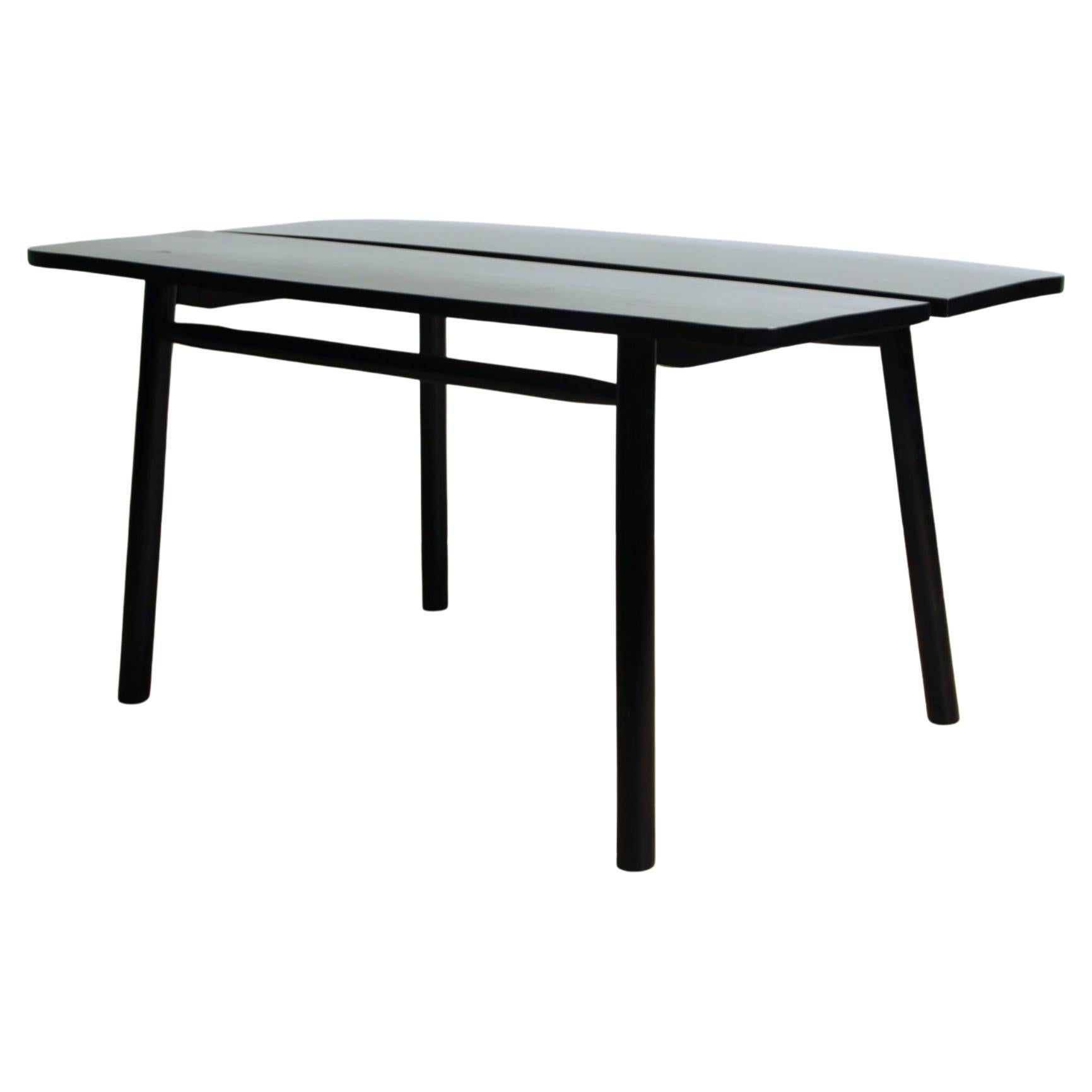 Pierre Gautier-Delaye Esszimmertisch aus Ebenholz im Angebot