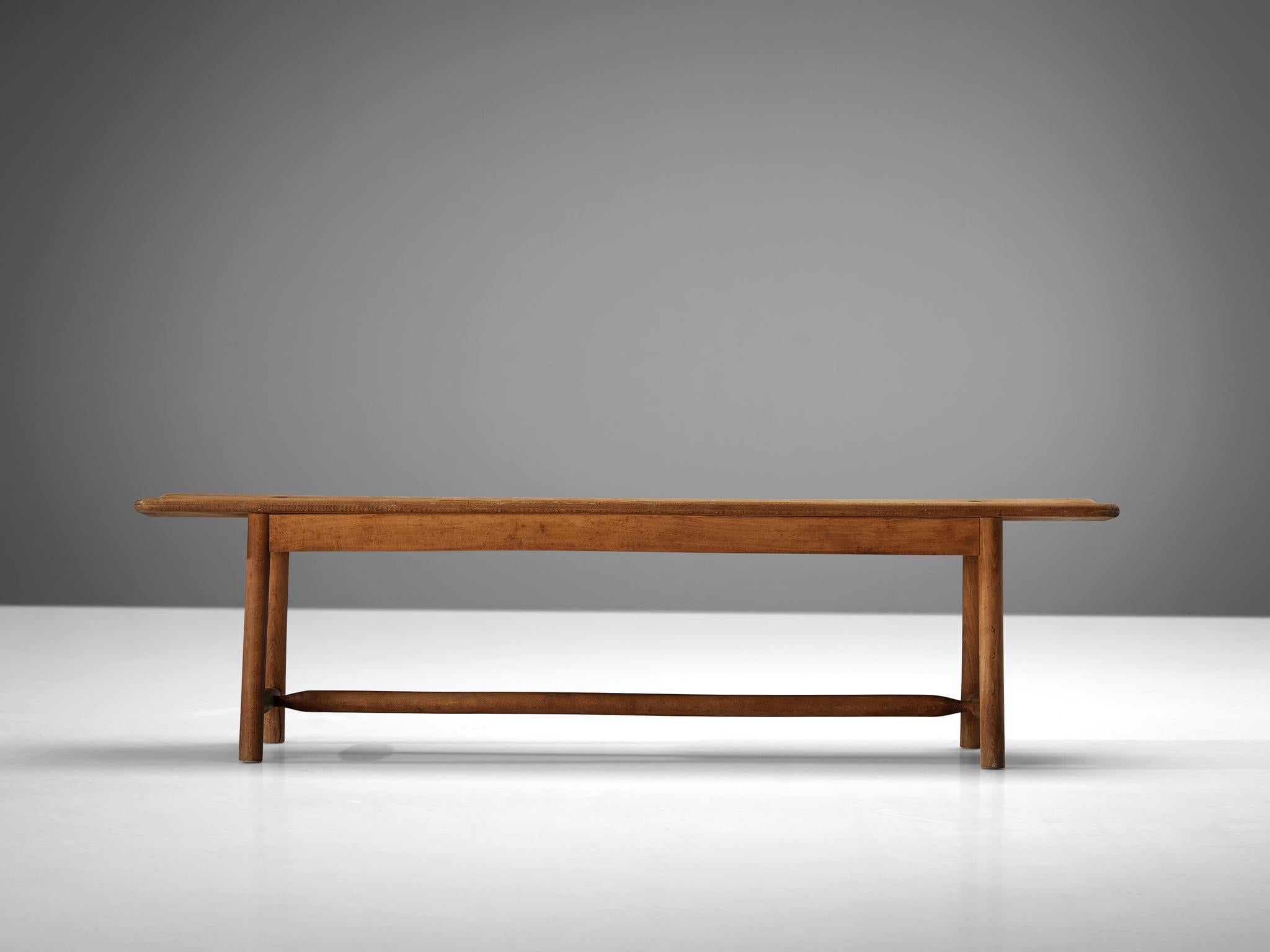 Mid-Century Modern Pierre Gautier-Delaye French Bench For Sale