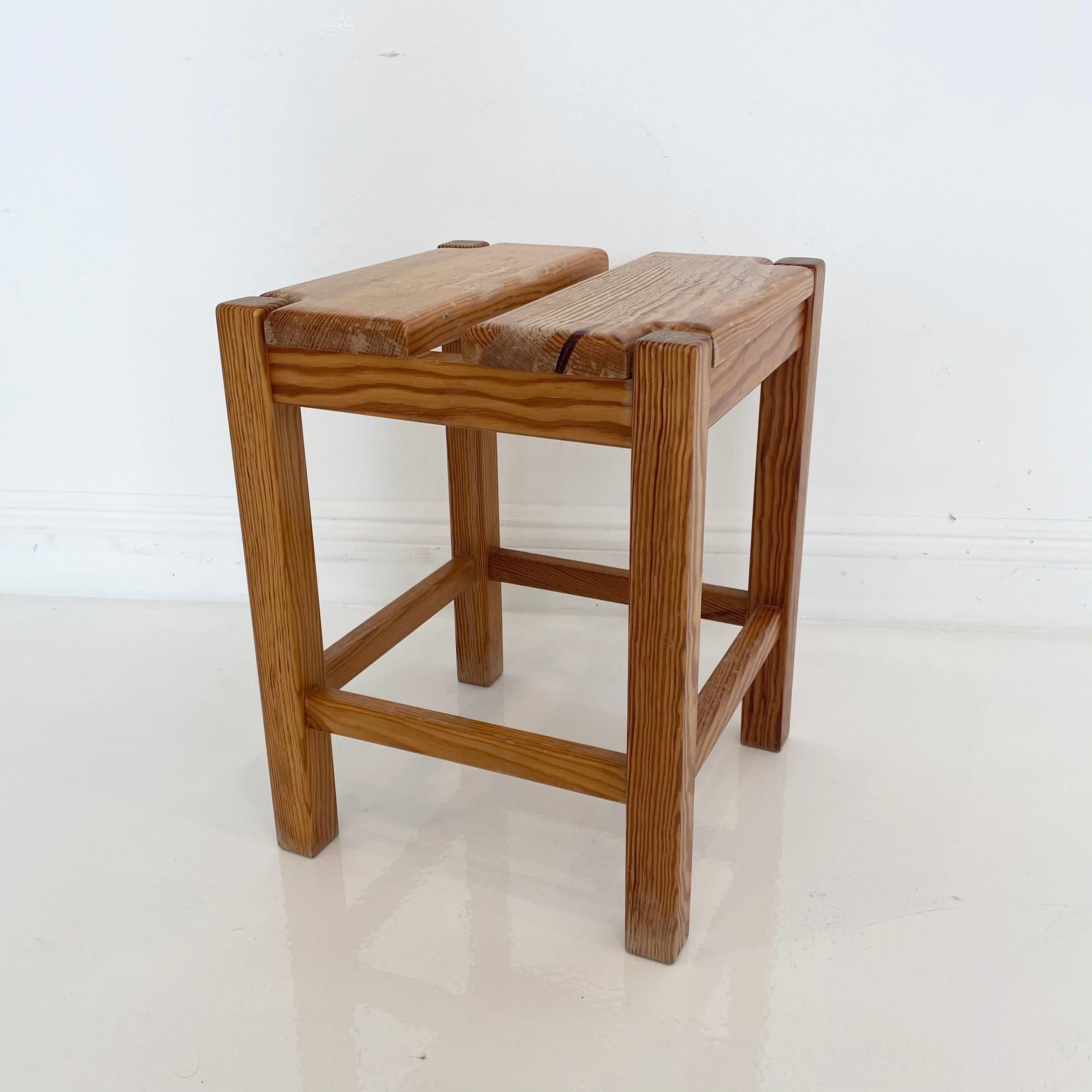 Pierre Gautier-Delaye Pine Stools For Sale 6