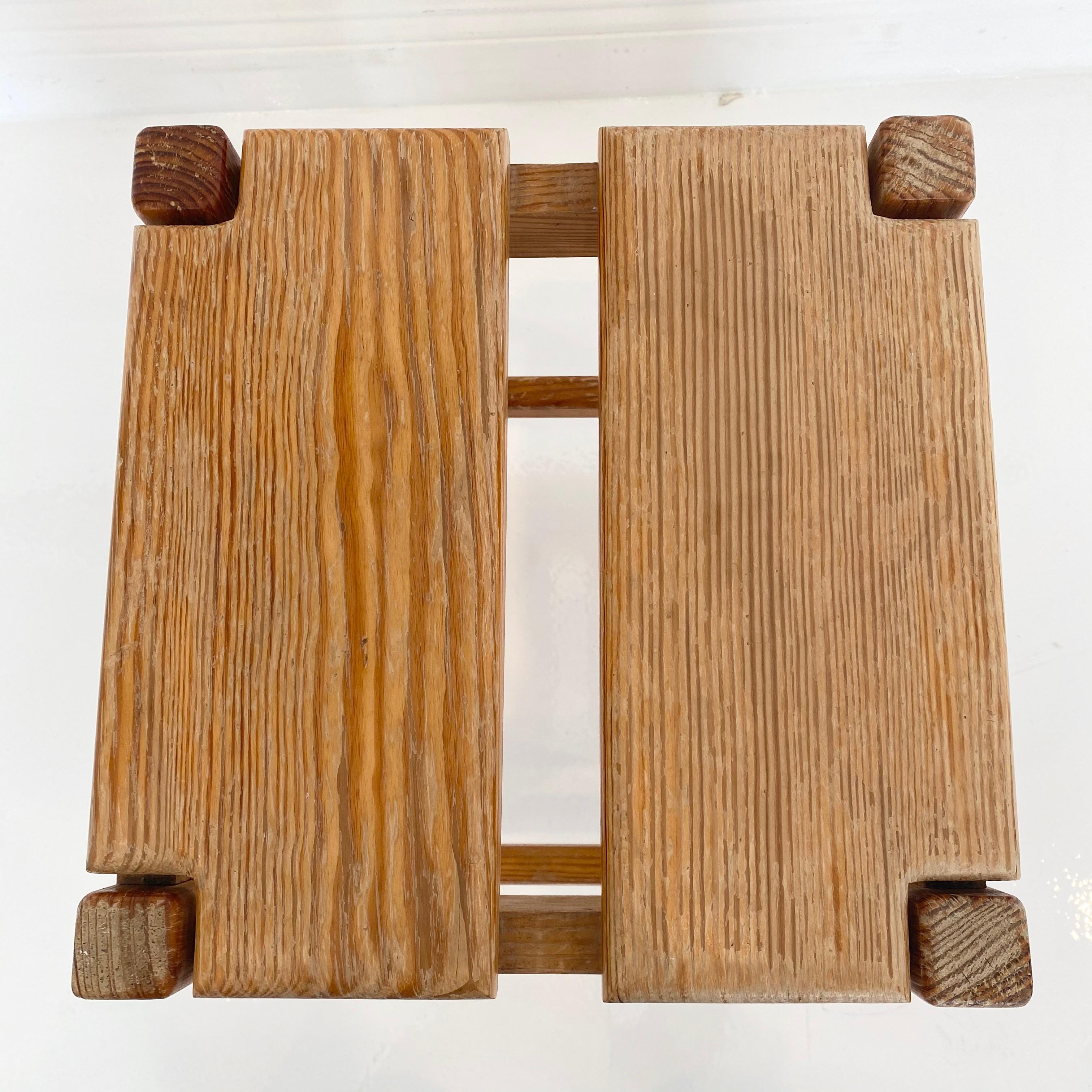 Pierre Gautier-Delaye Pine Stools For Sale 12