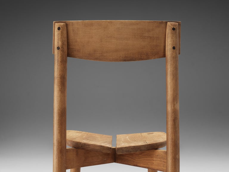 Mid-Century Modern Pierre Gautier-Delaye Set of Twelve Dining Chairs For Sale