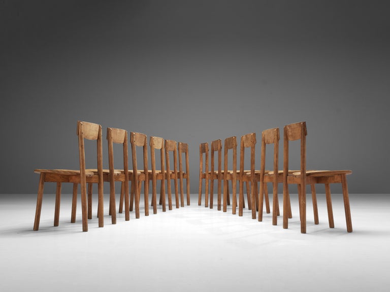 Pierre Gautier-Delaye Set of Twelve Dining Chairs For Sale 1