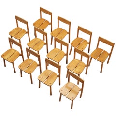 Pierre Gautier-Delaye Set of Twelve Dining Chairs