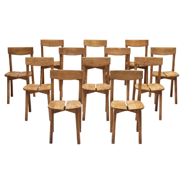 Pierre Gautier-Delaye Set of Twelve Dining Chairs For Sale