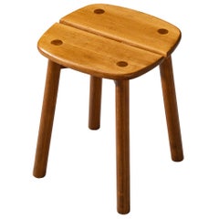 Pierre Gautier Delaye Stool in Wood