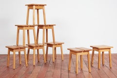 Tabouret Delaye Pierre Gautier - Lot de 8