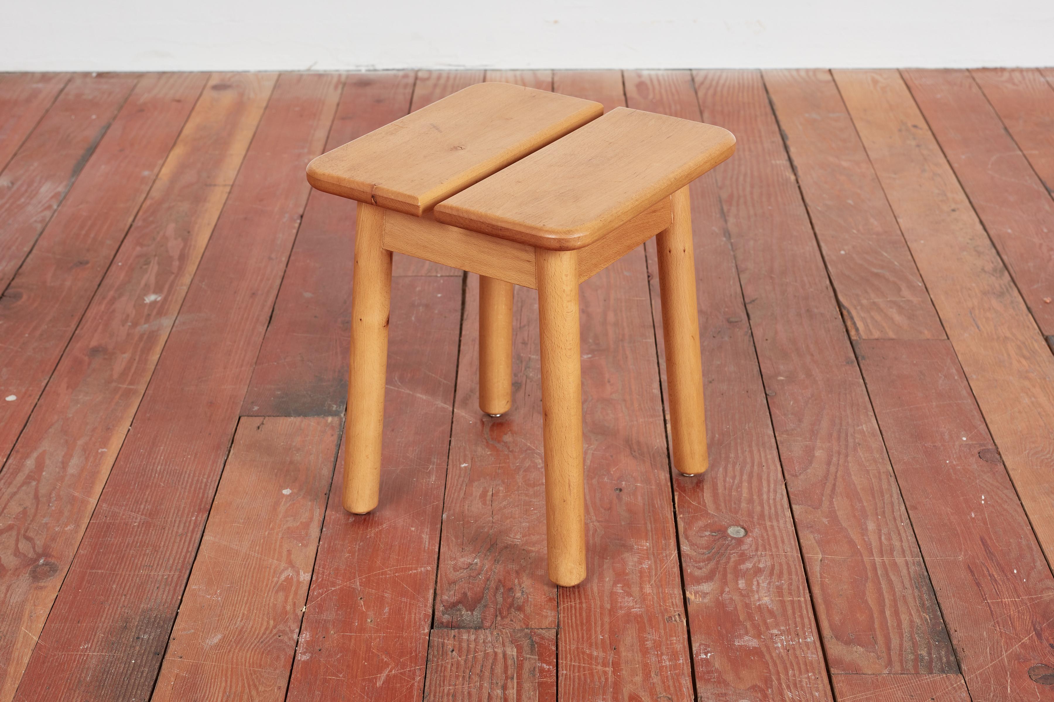 Mid-20th Century Pierre Gautier Delaye Stool - Set of 8 For Sale