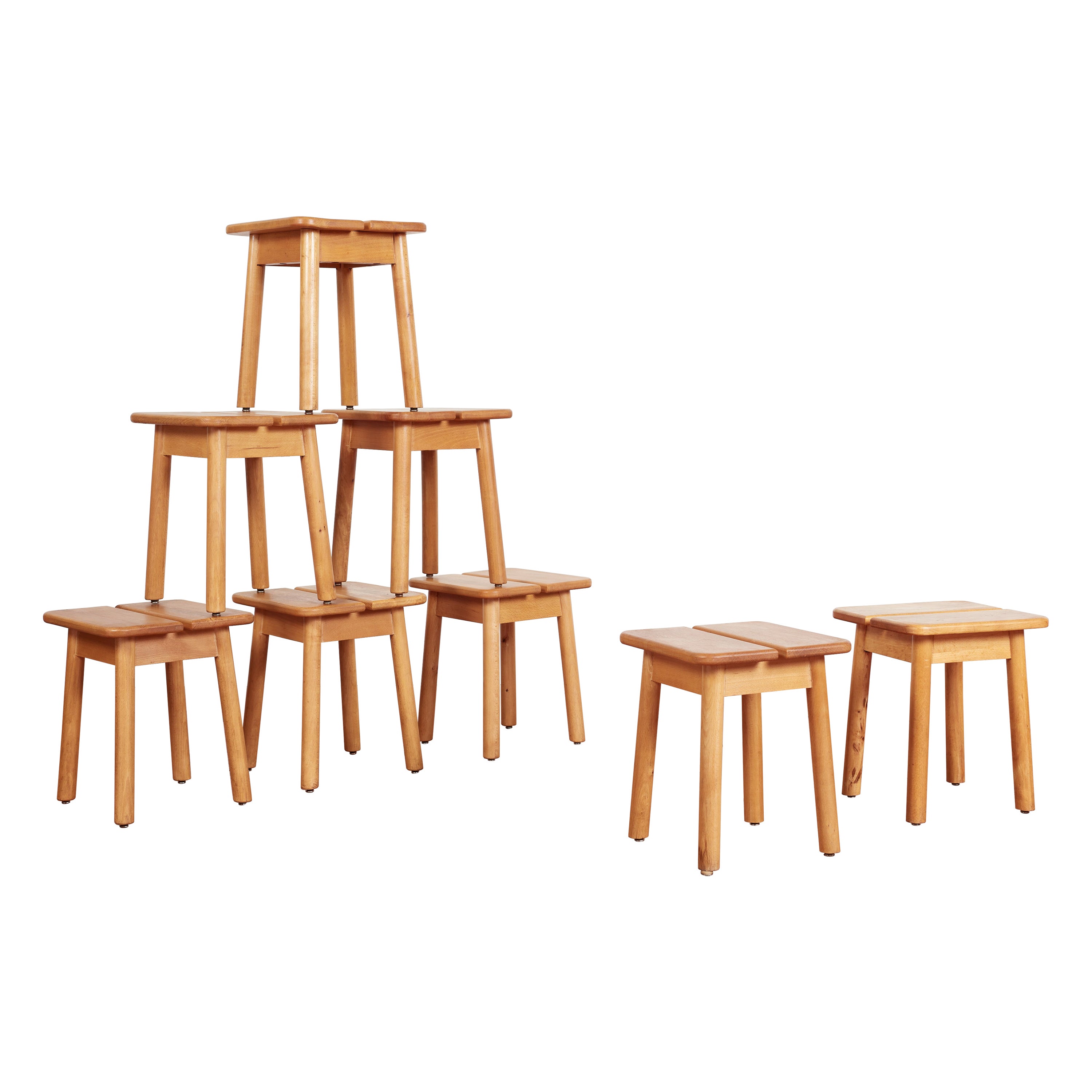 Pierre Gautier Delaye Stool - Set of 8