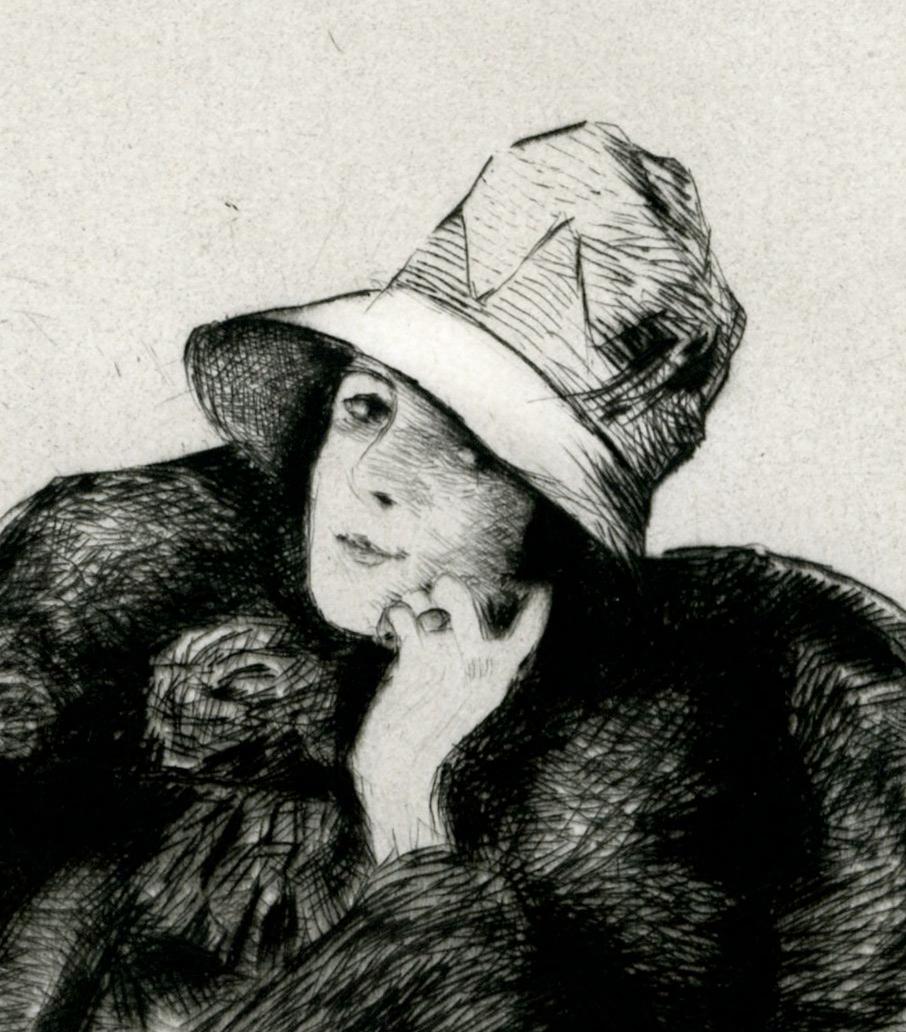 Femme Assie - Print by Pierre Georges Jeanniot