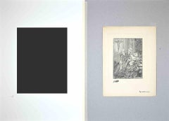 The Life of Casanova 4  - Etching by G. Jeanniot - Early 20th Century