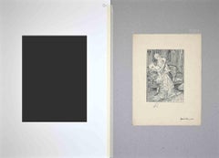 The Life of Casanova - Etching by G. Jeanniot - Early 20th Century