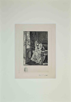 Antique The Life of Casanova - Etching by G. Jeanniot - Early 20th Century