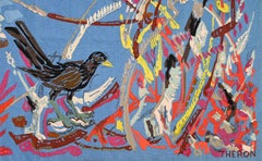 Pierre-georges Theron - French modern Aubusson Tapestry - L1m95xh1m00 - N° 1491