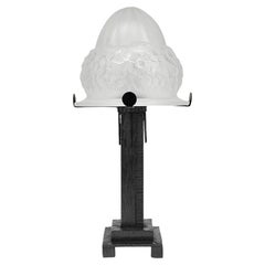Pierre Gilles Beautiful French Art Deco Table Lamp, 1920