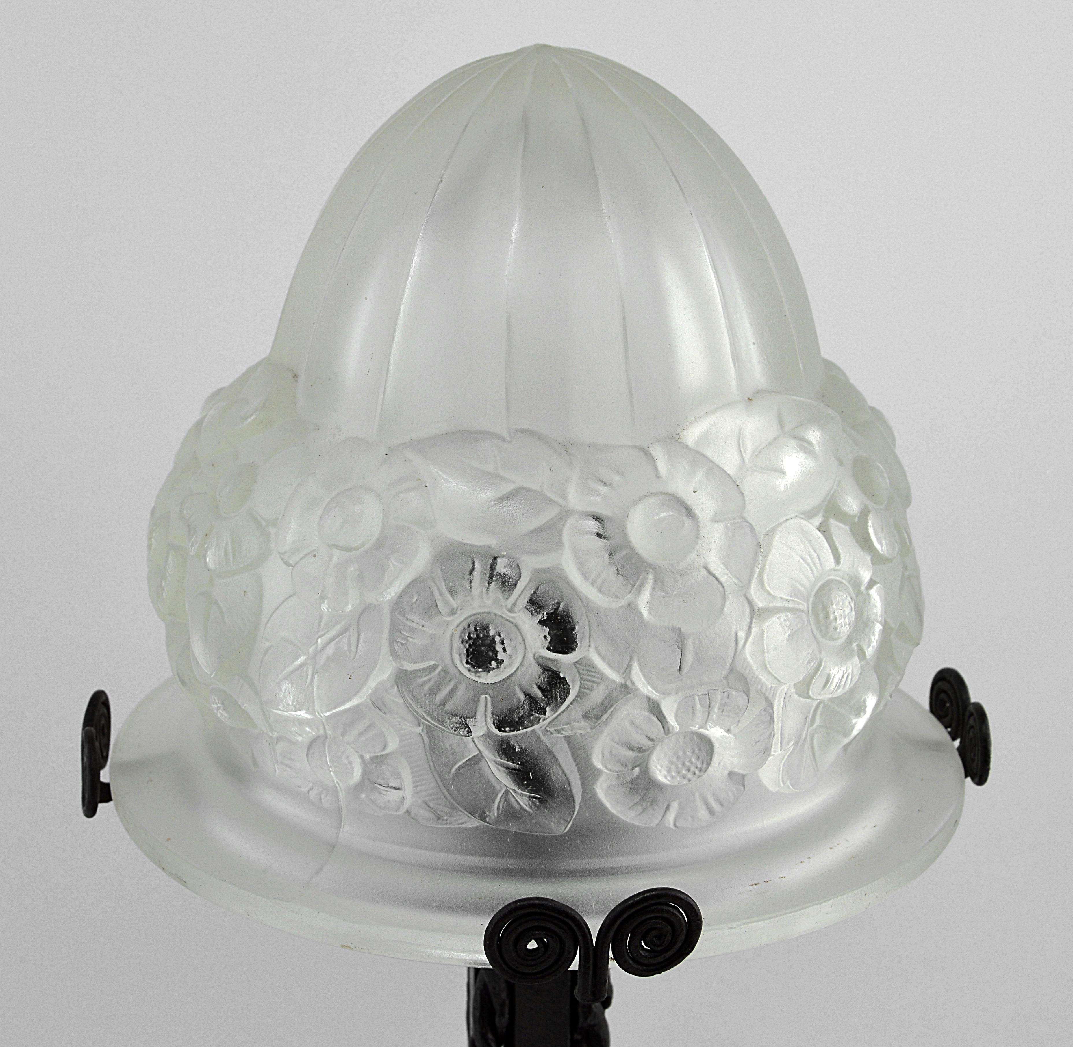 Pierre Gilles Lámpara de mesa francesa Art Déco 1920 Francés en venta