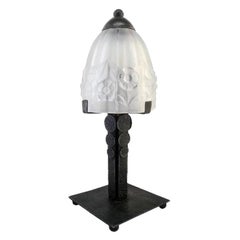 Pierre Gilles French Art Deco Table Lamp, Paris, 1930