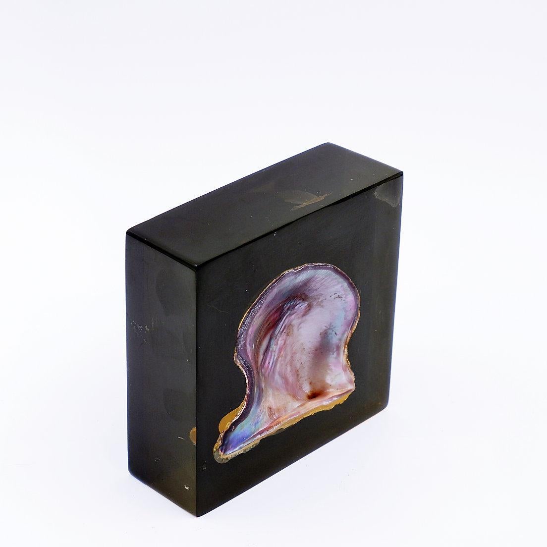 Inclusion de perles coquille d'huître Pierre Giraudon, 20e siècle en vente 2