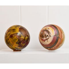 Pierre Giraudon Resin Fractal Big Sphere with Inclusions, France 1970s