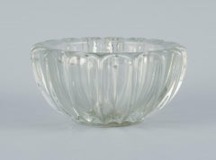 Pierre Gire '1901-1984', Aka Pierre D'aesn. Large Bowl in Clear Art Glass