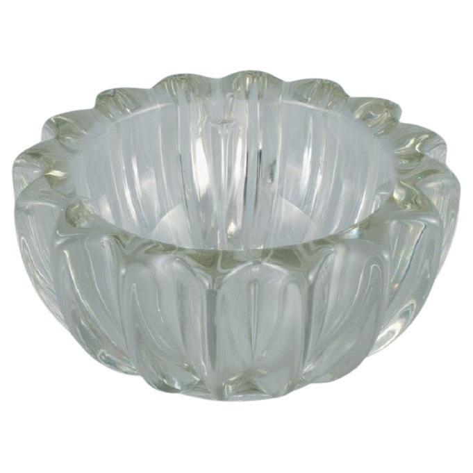 Pierre Gire '1901-1984', Aka Pierre D'aesn. Large Bowl in Clear Art Glass