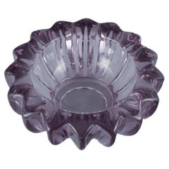 Pierre Gire, Aka Pierre D'aesn. Light Purple Art Glass Bowl
