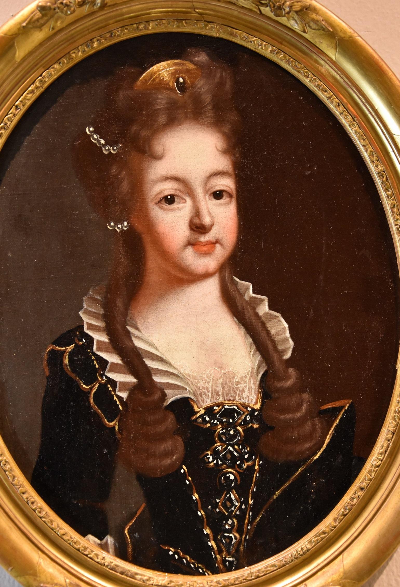 Filippo V Re di Spagna Louise Savoy Regina Gobert Dipinto a olio del 18° secolo Old master in vendita 2