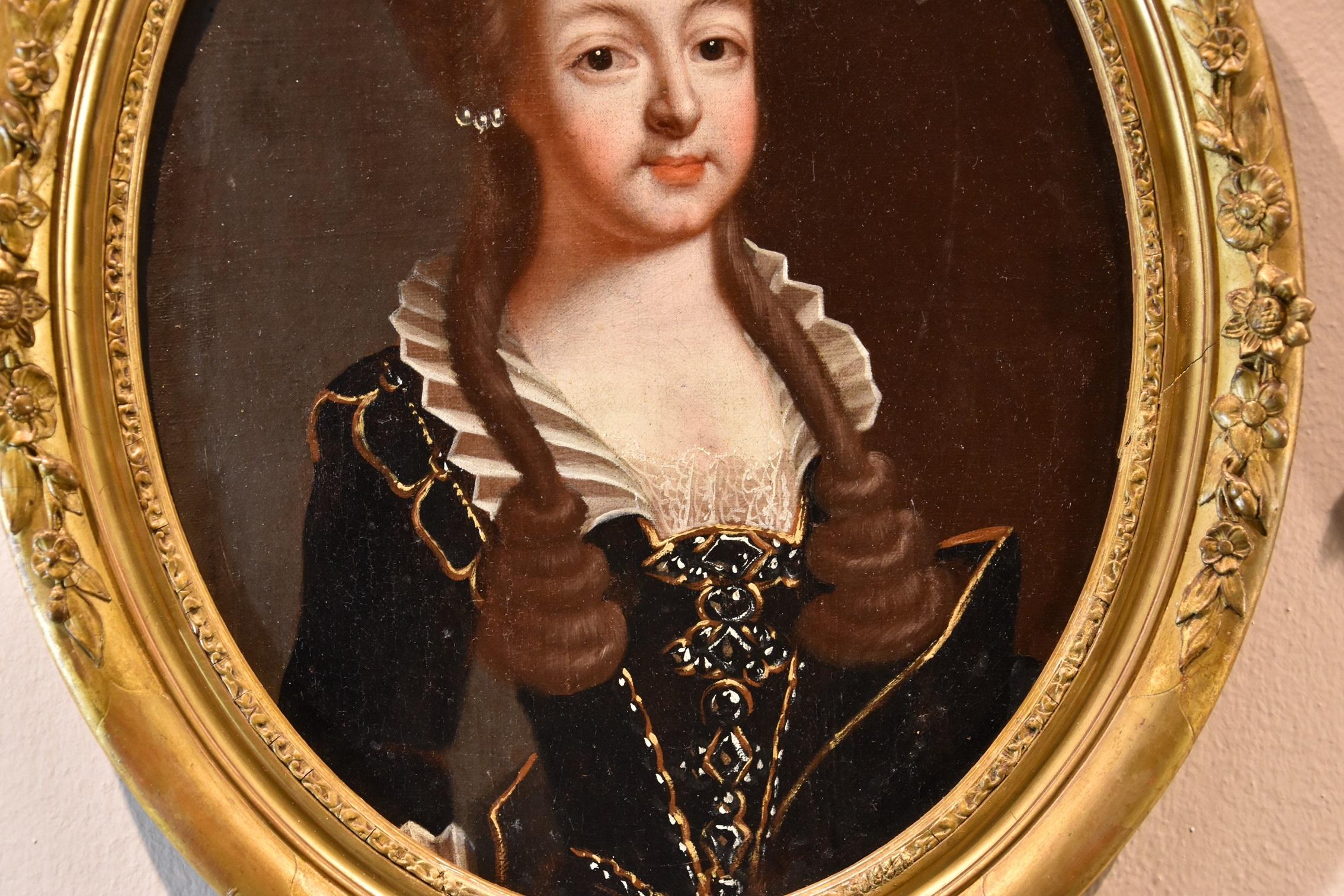 Filippo V Re di Spagna Louise Savoy Regina Gobert Dipinto a olio del 18° secolo Old master in vendita 4