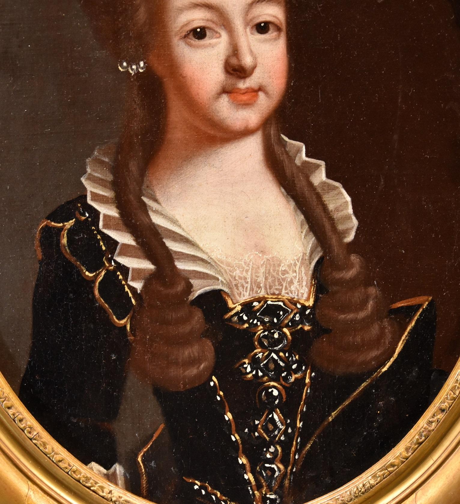 Filippo V Re di Spagna Louise Savoy Regina Gobert Dipinto a olio del 18° secolo Old master in vendita 5