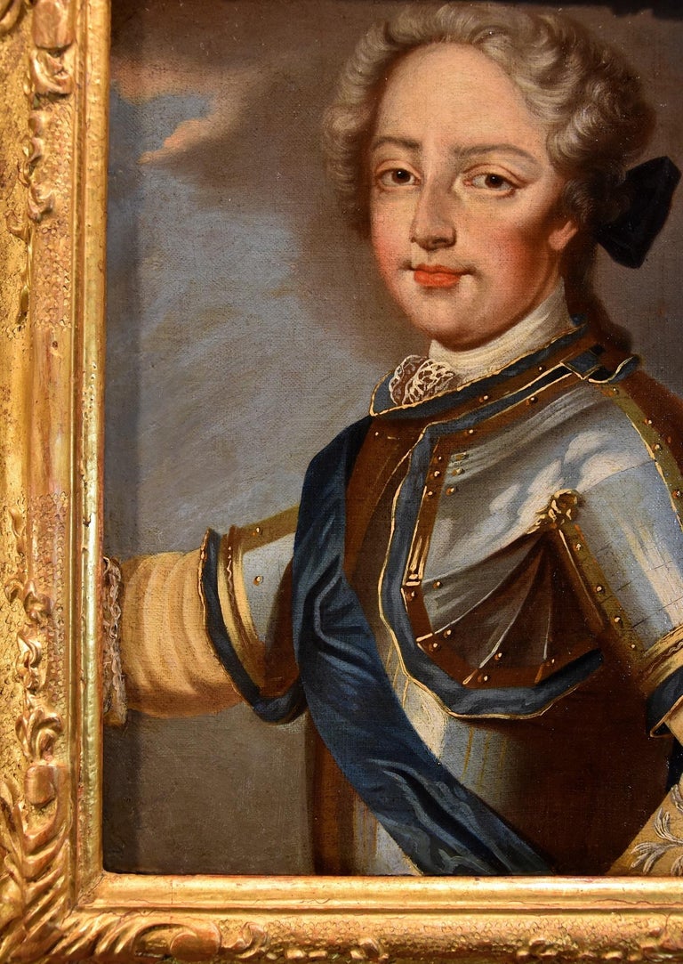Porträts Königin Louis XV., Königin Gobert, Gemälde, Öl auf Leinwand