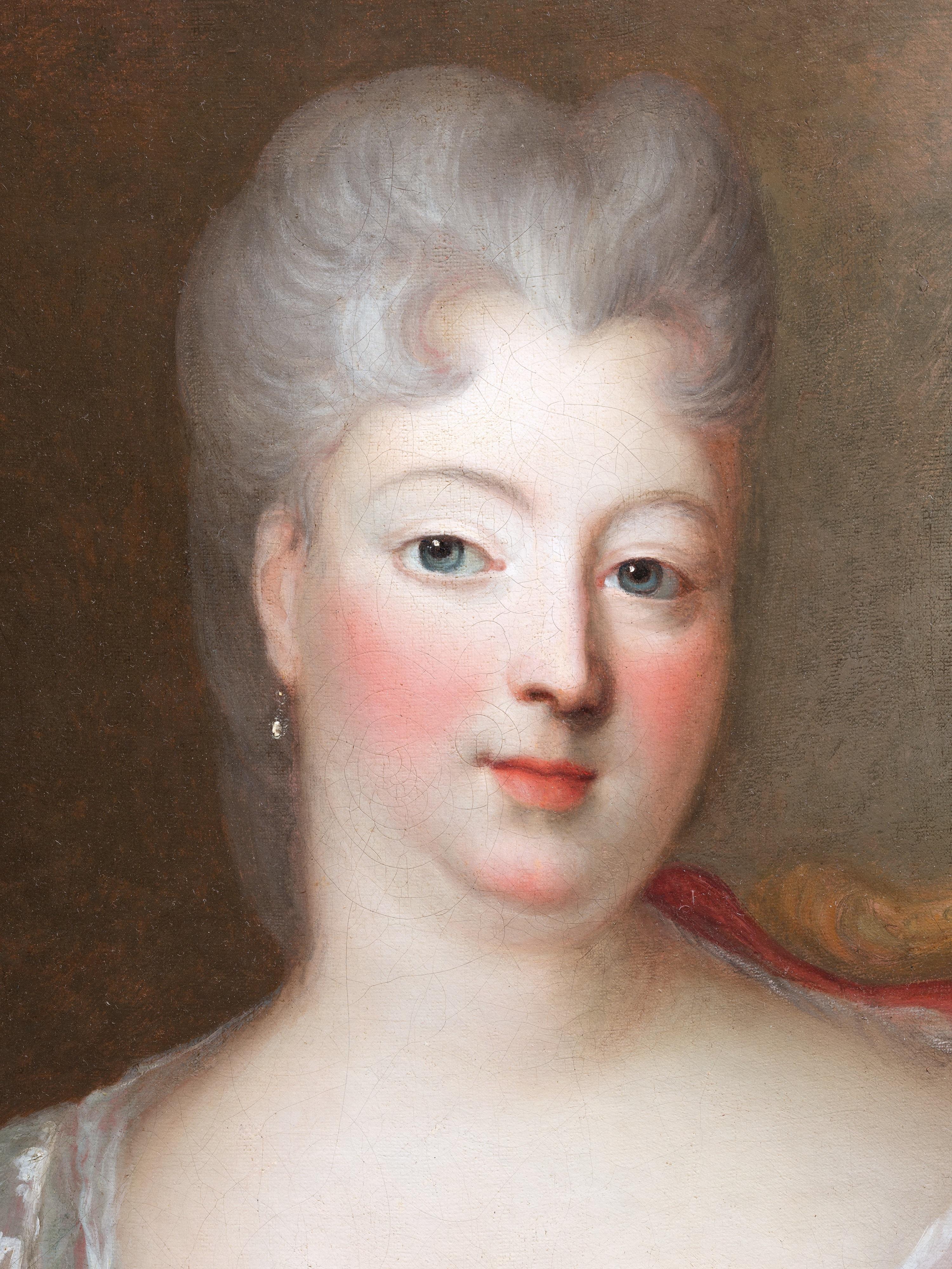 18. Jahrhundert. Französisches Porträt einer Dame als Venus, Pierre Gobert zugeschrieben im Angebot 3