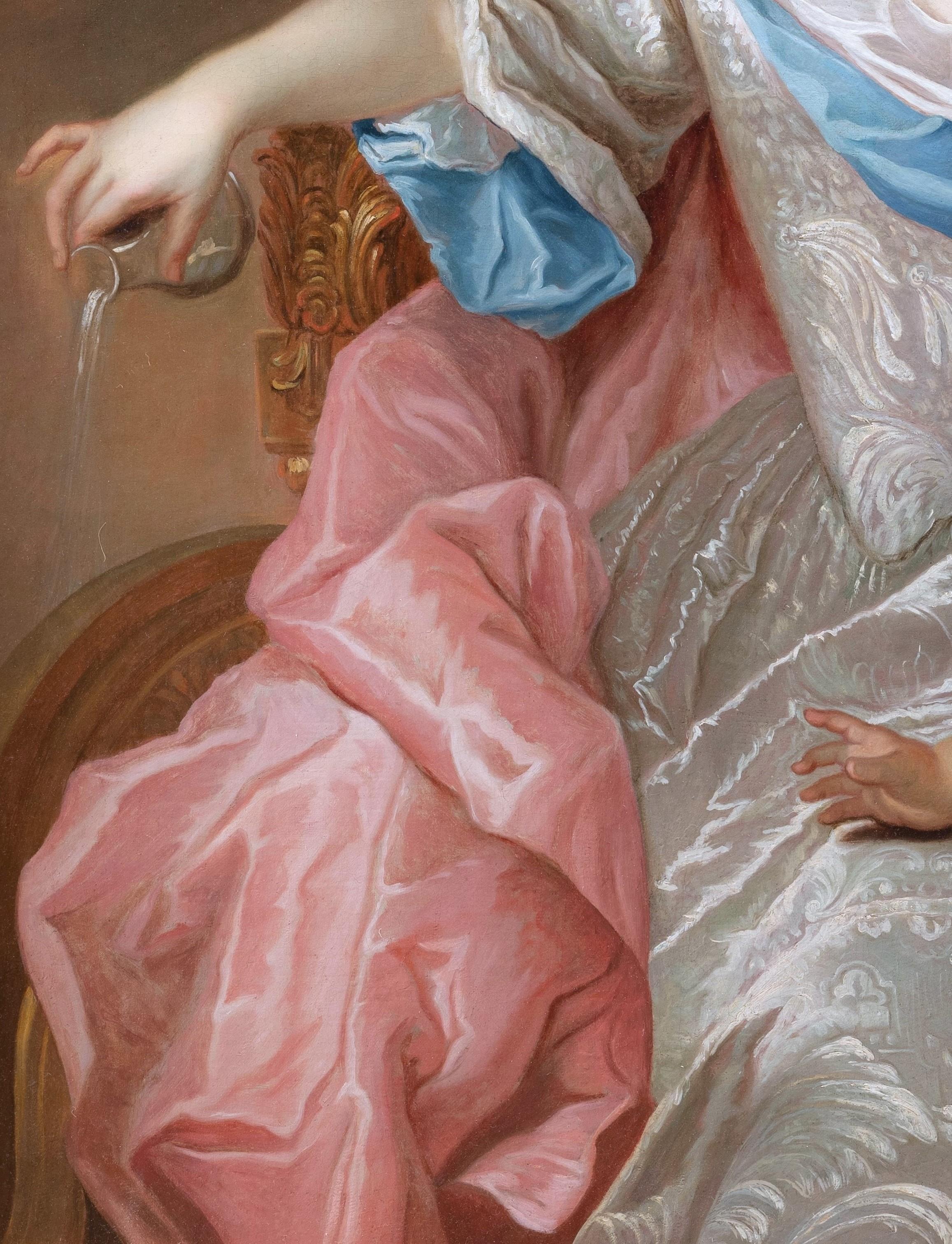 18. Jahrhundert. Französisches Porträt einer Dame als Venus, Pierre Gobert zugeschrieben im Angebot 4
