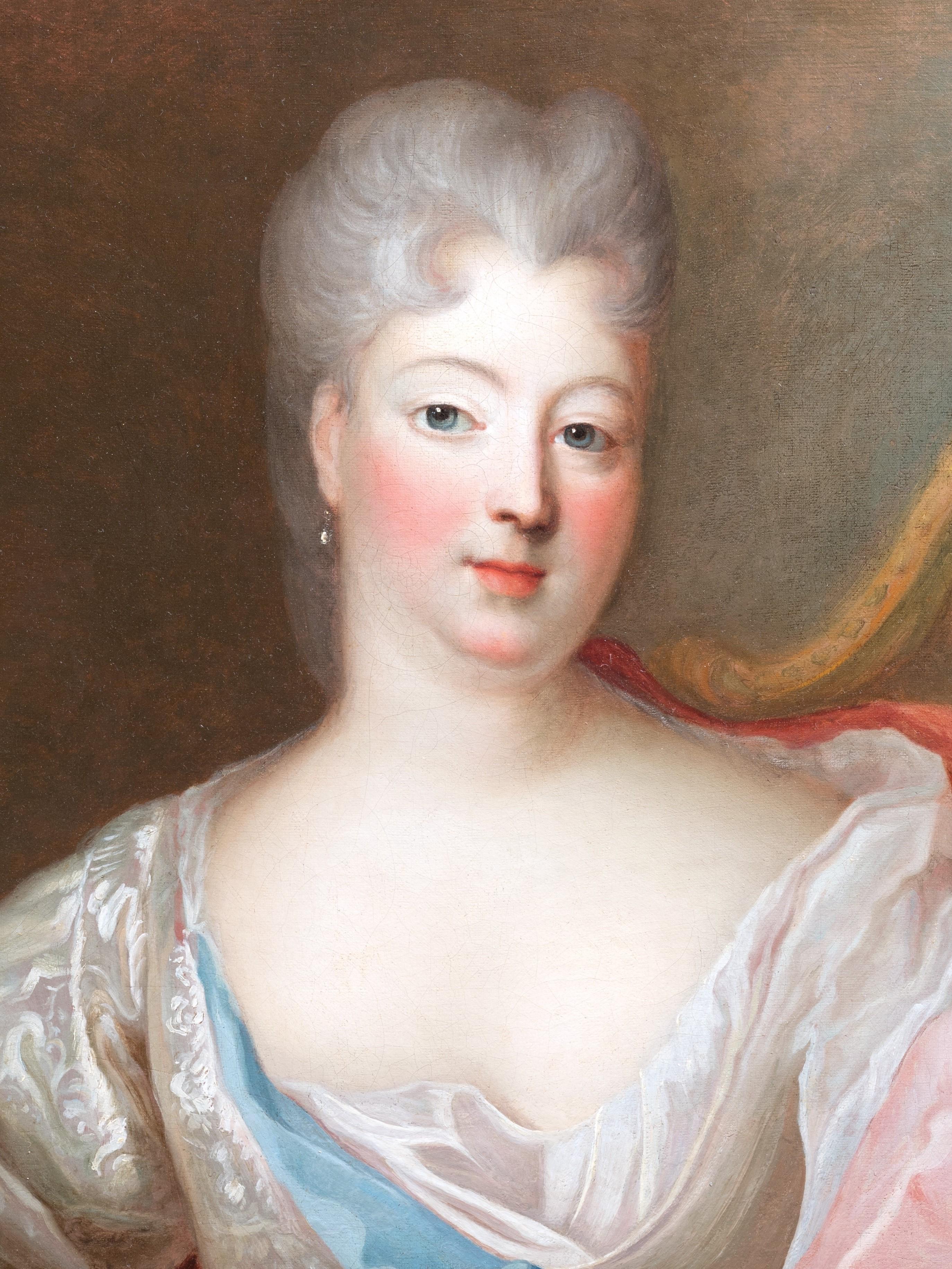 18. Jahrhundert. Französisches Porträt einer Dame als Venus, Pierre Gobert zugeschrieben im Angebot 5
