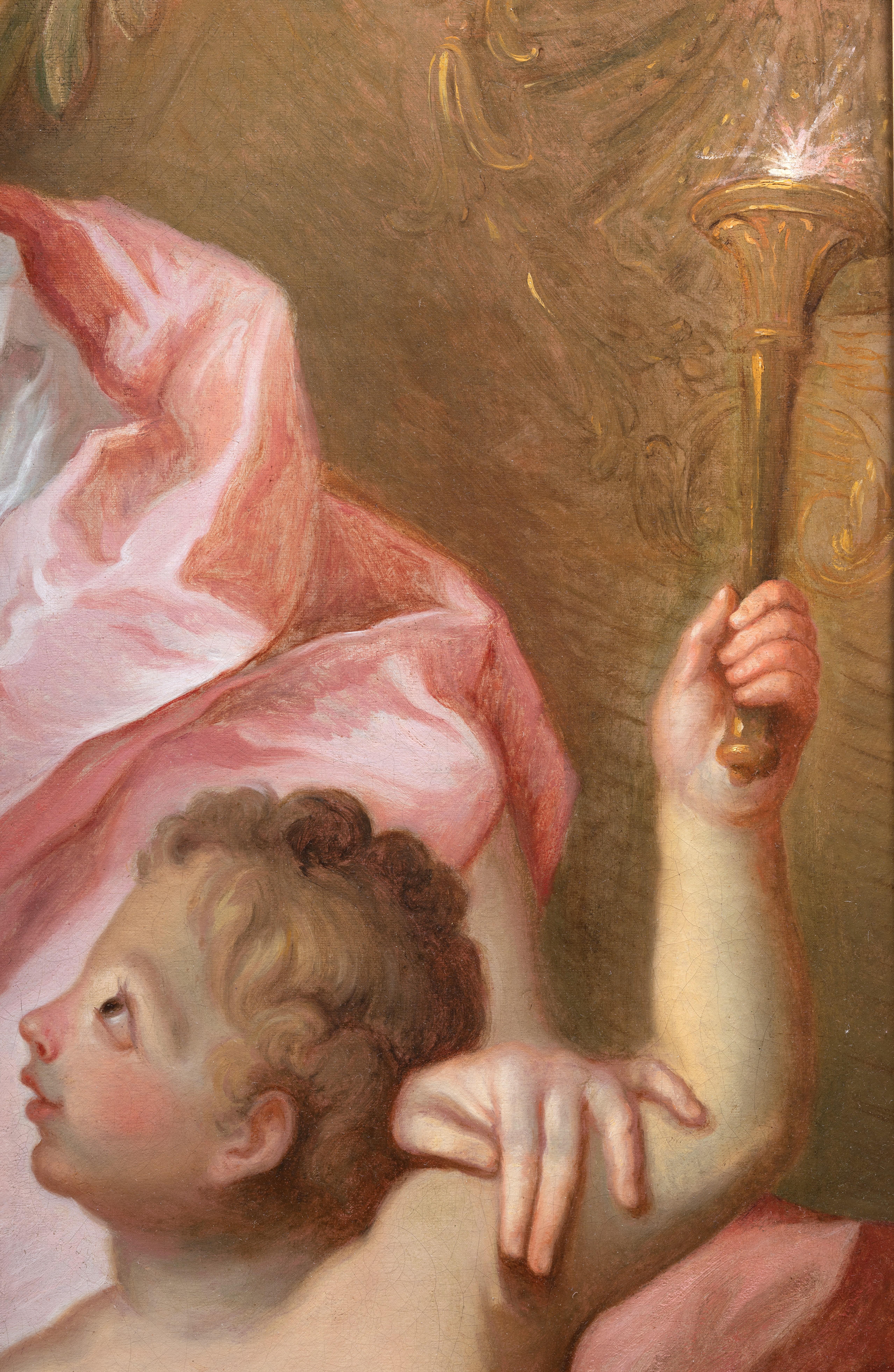 18. Jahrhundert. Französisches Porträt einer Dame als Venus, Pierre Gobert zugeschrieben im Angebot 8