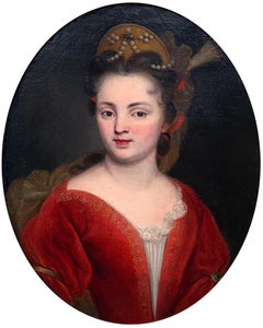 Portrait du XVIIIe siècle attribué à Pierre Gobert (1662/1744)