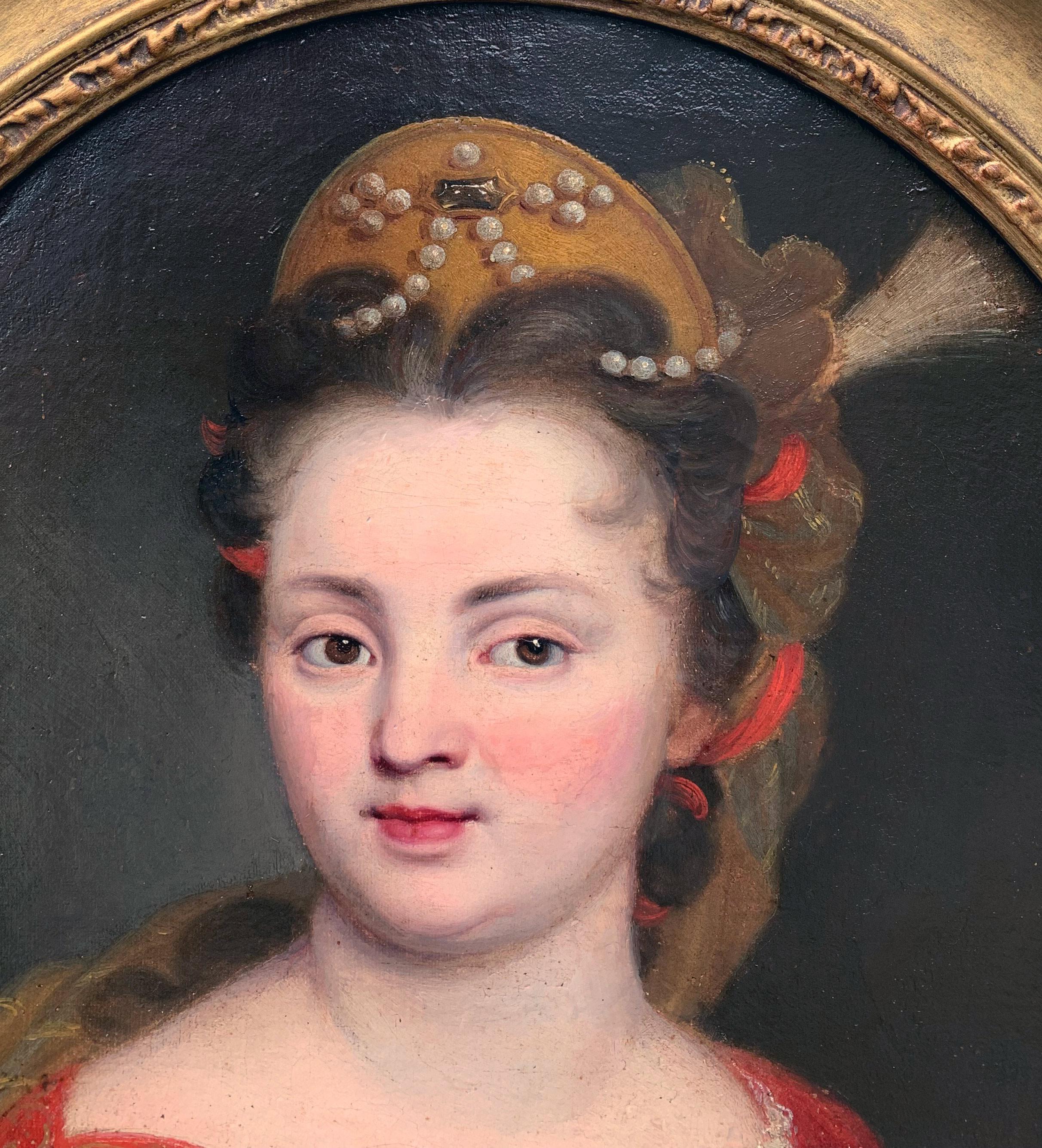 Portrait du XVIIIe siècle attribué à Pierre Gobert (1662/1744) en vente 2