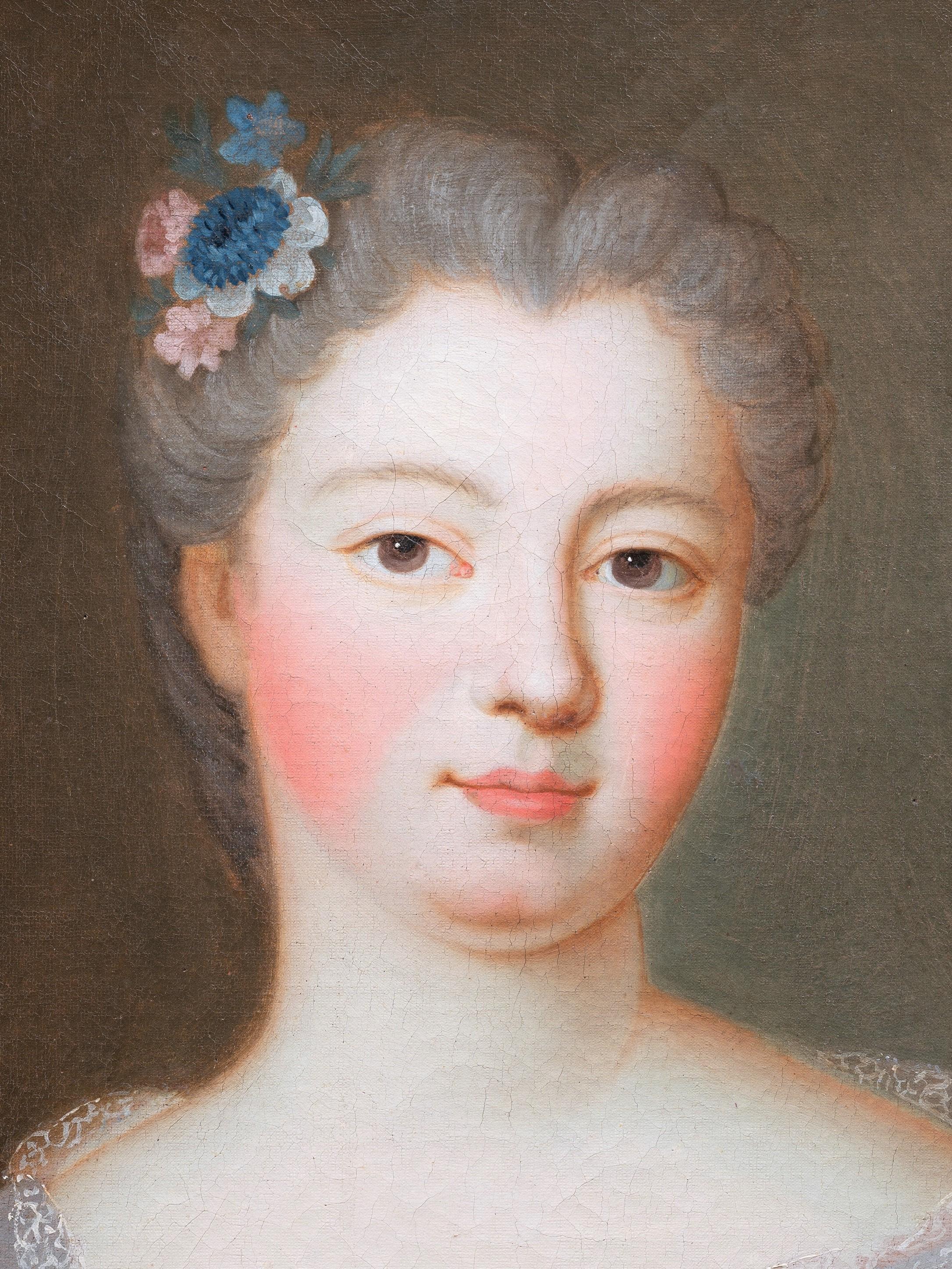 Portrait of a Princess of Condé, Paris, 18th century French, circa 1710-1715  2